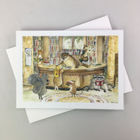 #600 - Library Days Notecard