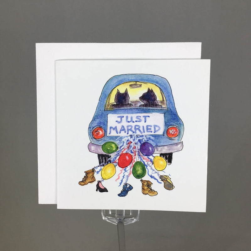#6015B - Just Married Enclosure Cards