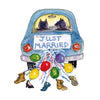 Item 6015B Just Married Enclosure Card six pack image