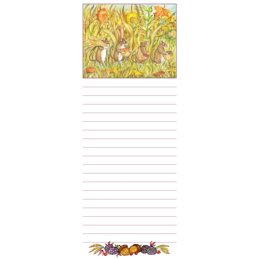 #7325 - Mice Gathering Magnetic Notepad – Woodfield Press