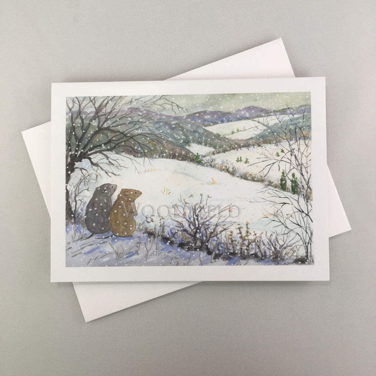 #747 - First Snow Notecard