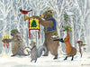 Item 772 Christmas Procession Notecard image